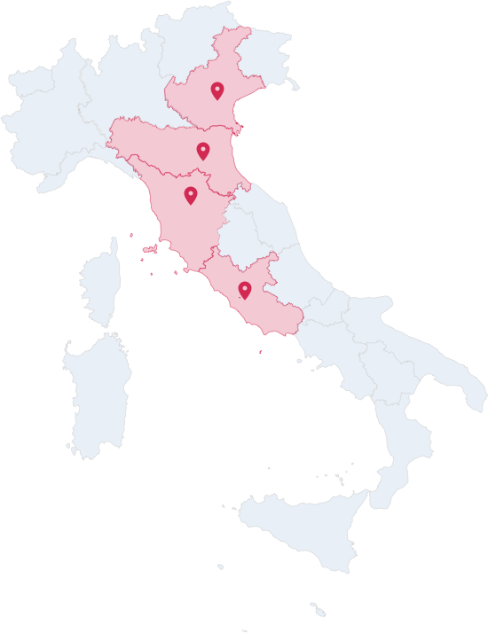 Mappa sedi operative GSO